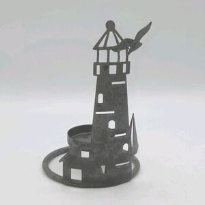Metal‎ Lighthouse Votive Tea Candle Holder